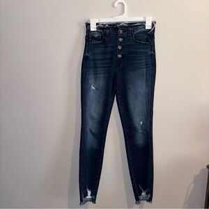 KANCAN Lucia Ankle Skinny med/dark wash Size 25/3